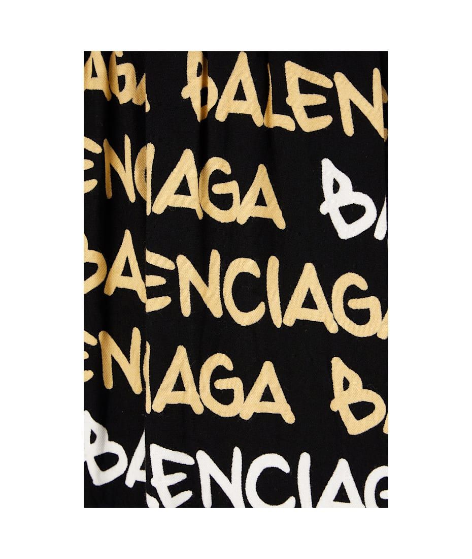 Balenciaga o1srvl11e1125 Funky Font Pyjama Pants in Multicolor Size 28" / US 6 / IT 42 - 4 Thumbnail