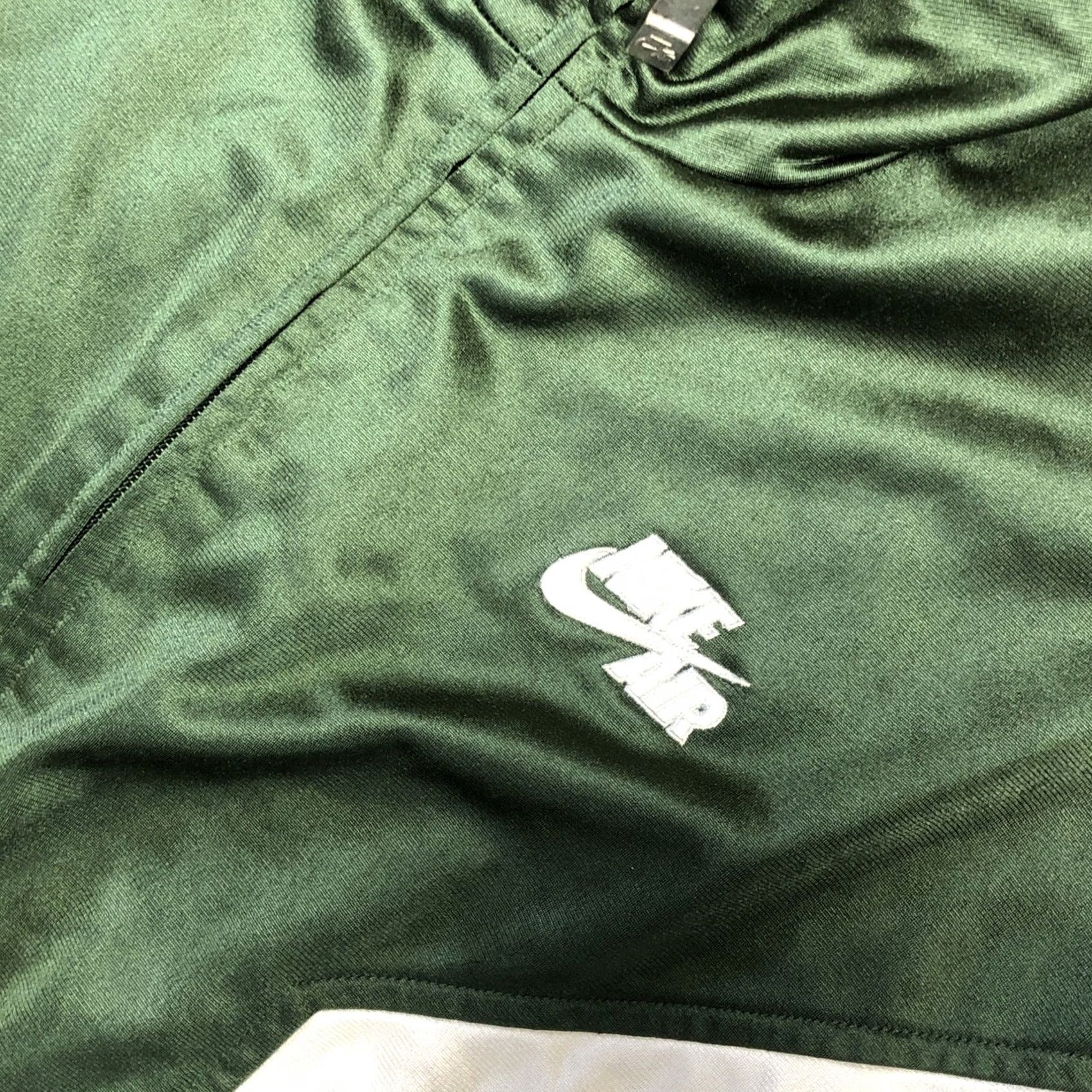 Nike Nike Air Vintage Full Zip Warm Up Jacket XL Green White Silver Tag Baggy Hip Hop Mens XL Green White Silver Tag Baggy Hip Hop Size US XL / EU 56 / 4 - 6 Thumbnail