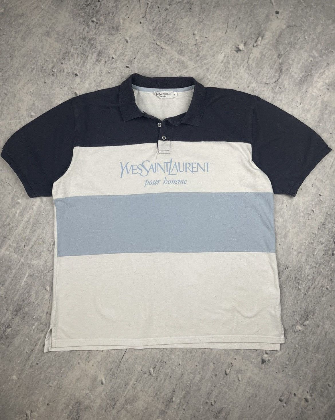 Yves Saint Laurent Yves Saint Lauren Pour homme paris logo archive vintage 90s Size US XXL / EU 58 / 5 - 1 Thumbnail
