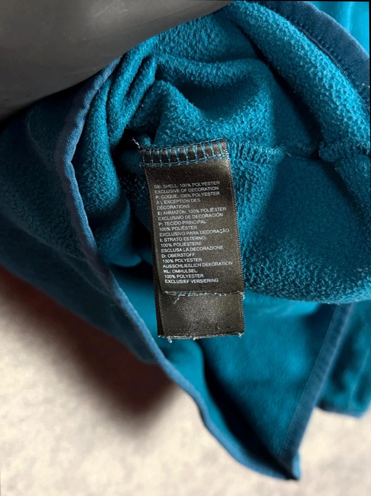 The North Face The North Face Fleece Half Zip Blue Turquoise Logo Size US M / EU 48-50 / 2 - 7 Thumbnail