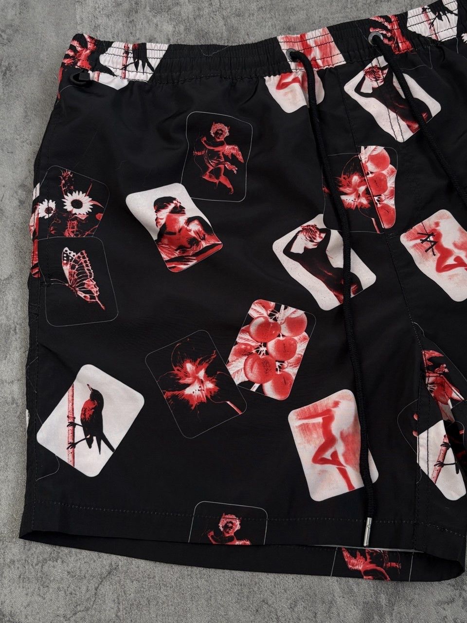 Ksubi Ksubi Board Shorts Icons AOP Red Black Size US 36 / EU 52 - 4 Thumbnail