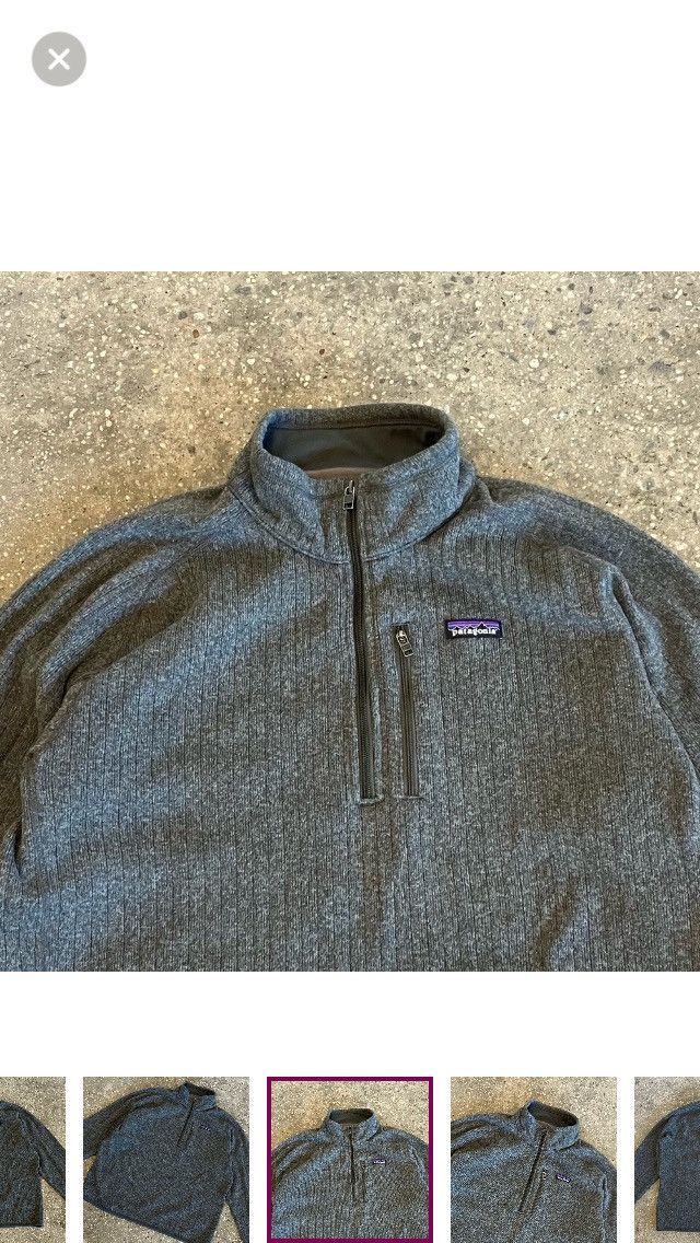 Patagonia Patagonia Men’s Better Sweater Rib Knit 1/4 Zip XL Size US XL / EU 56 / 4 - 4 Thumbnail