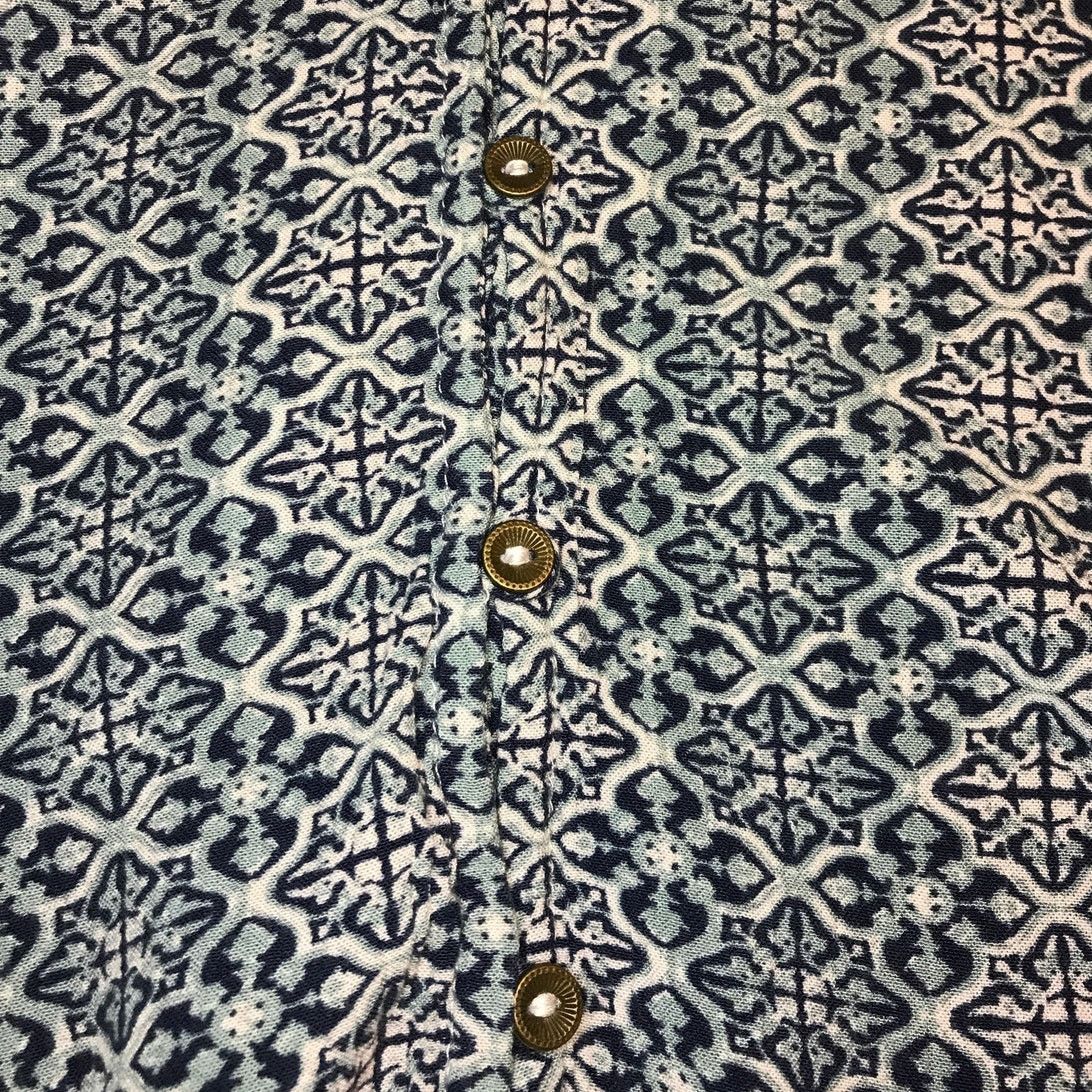 Other Mason & Belle Geometric V-neck Long Sleeve Blouse 1X Size XL / US 12-14 / IT 48-50 - 7 Thumbnail