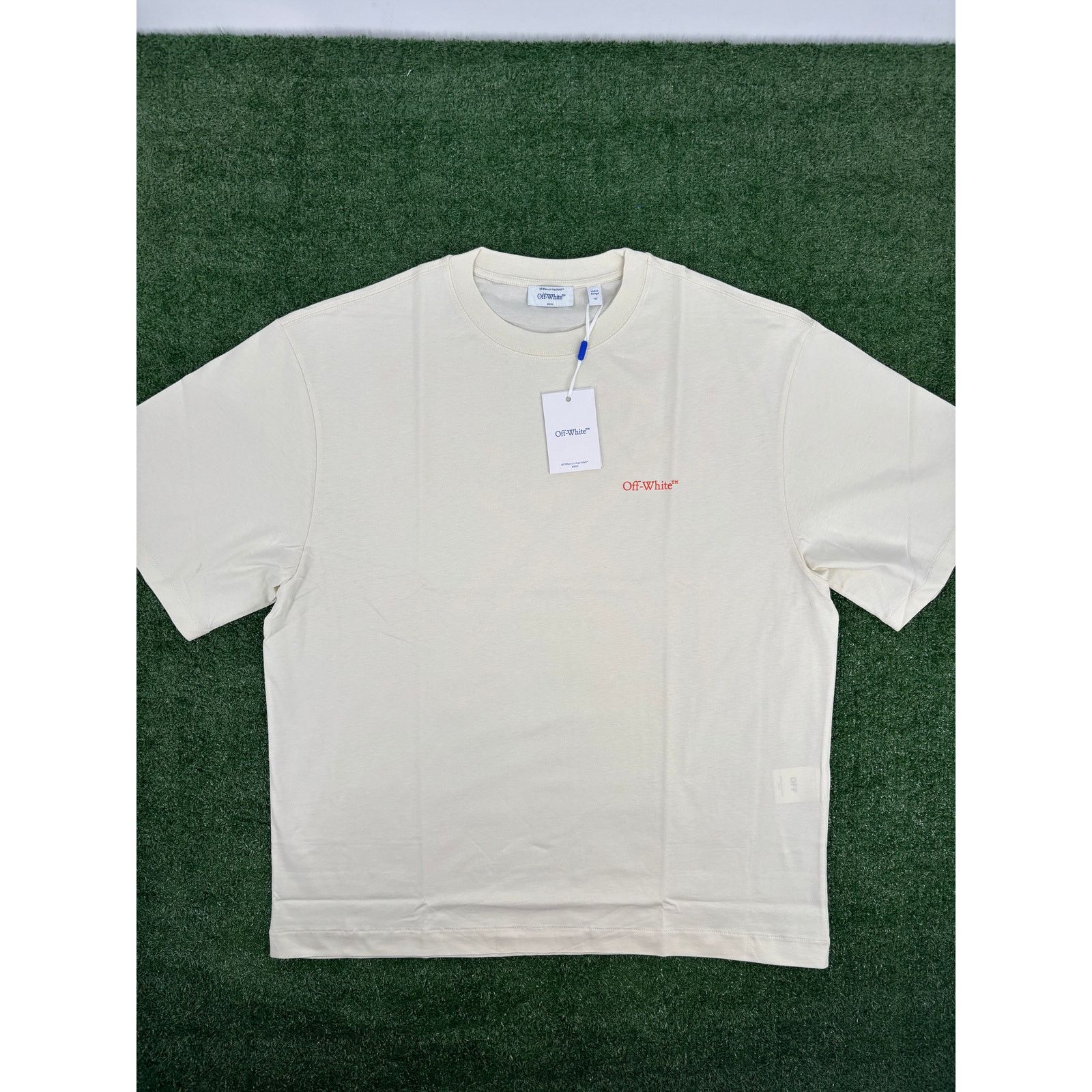 Off-White OFF-WHITE "Tape Arrows" Vanilla Ice White Skate T-Shirt XL Size US XL / EU 56 / 4 - 3 Thumbnail