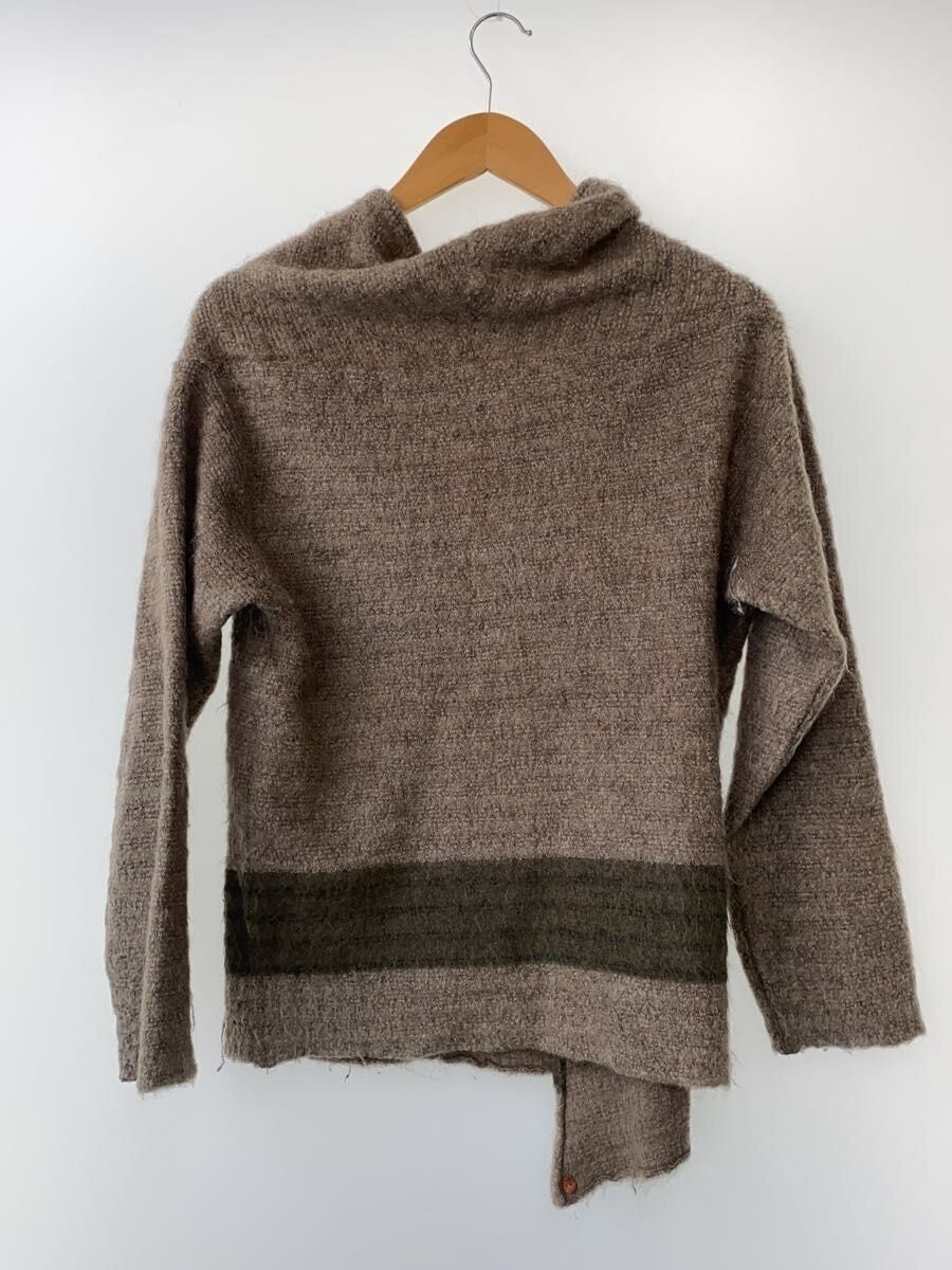 Kapital Asymmetrical Panel Stripe Mohair Knit Cardigan Size US S / EU 44-46 / 1 - 2 Thumbnail