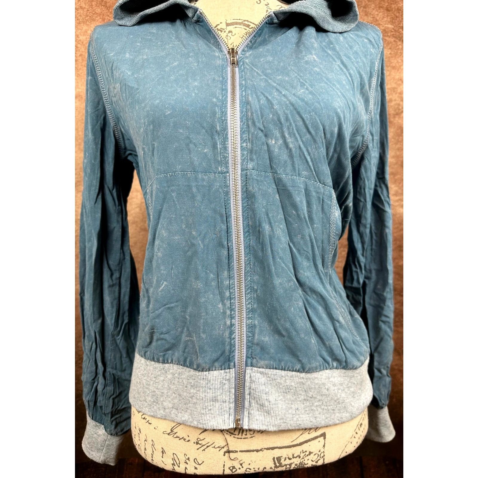 Other Chaser Coastal Cloth Zip Up Hoodie Jacket Vintage Blue S Size S / US 4 / IT 40 - 5 Thumbnail
