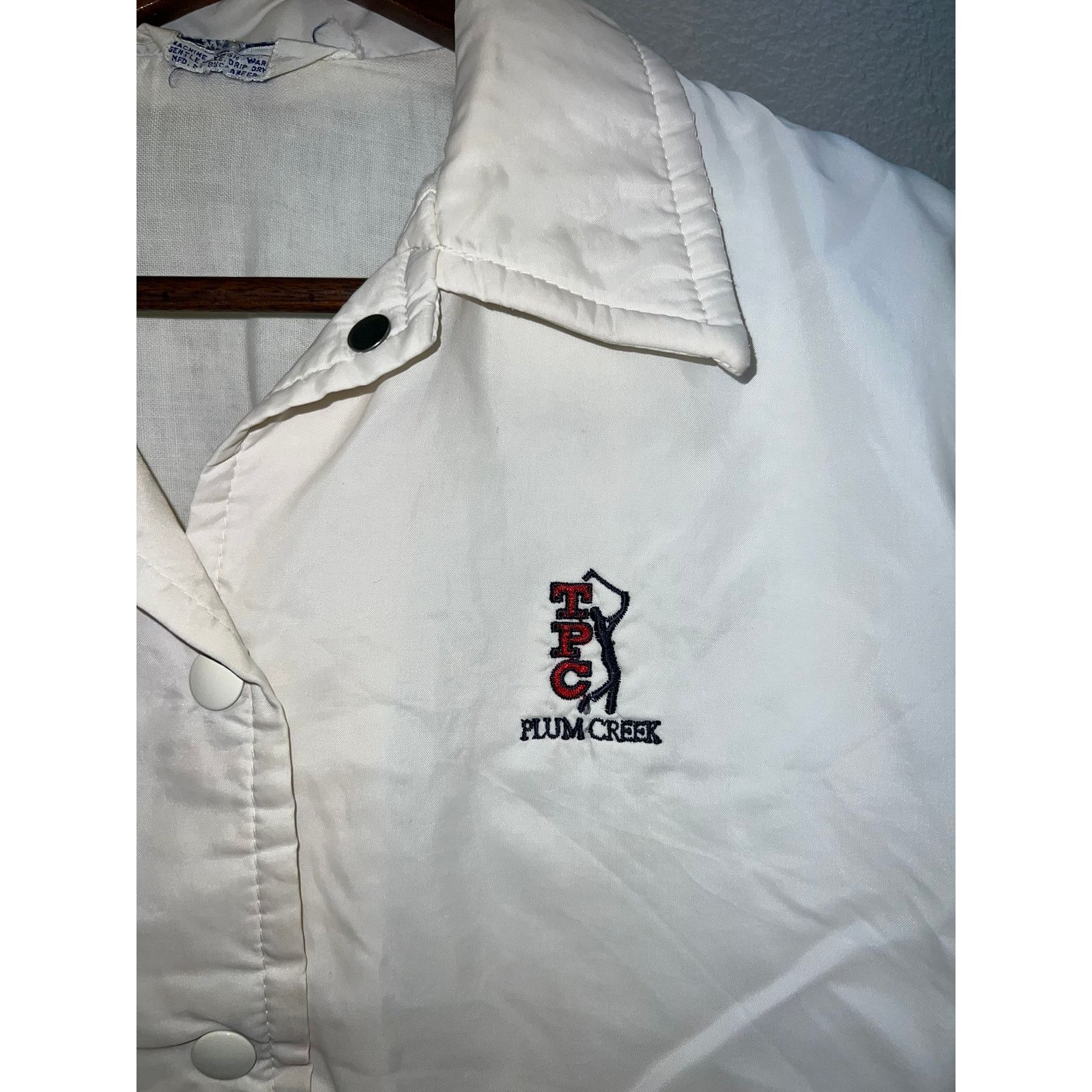 Vintage Vintage Womens Tournament Players Club Jacket Plum Creek 80s Size L / US 10 / IT 46 - 3 Thumbnail