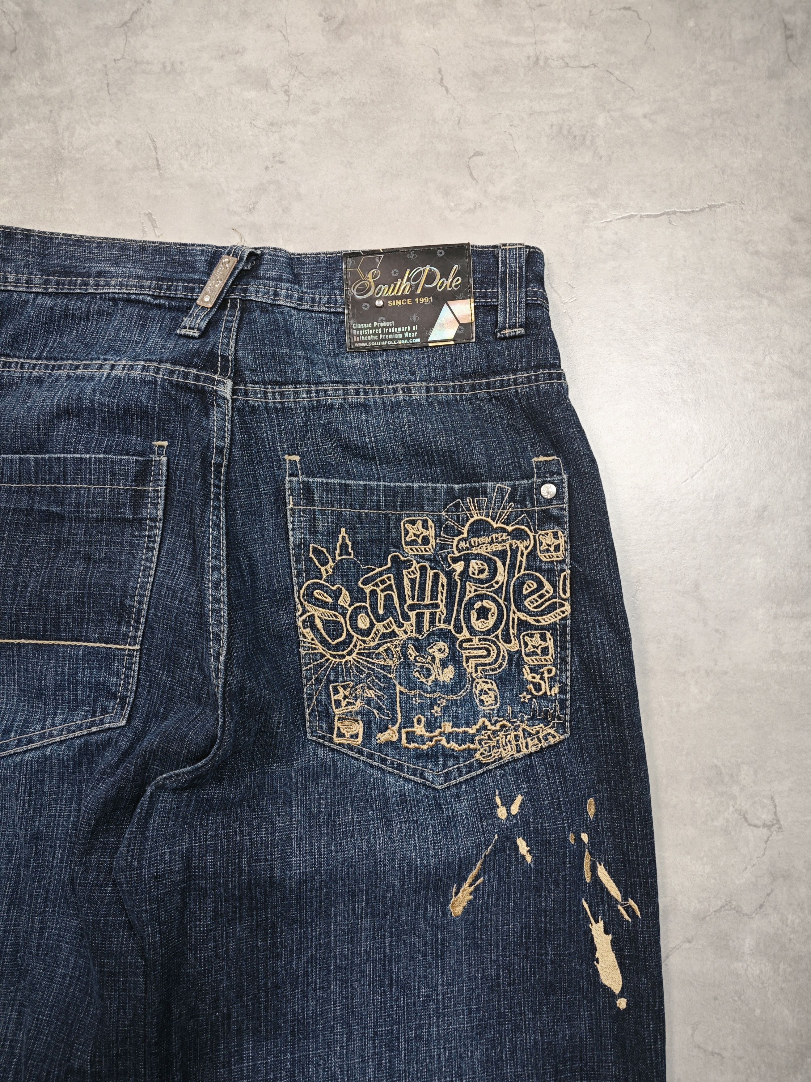 Southpole Southpole Vintage Jeans Size US 35 - 2 Thumbnail