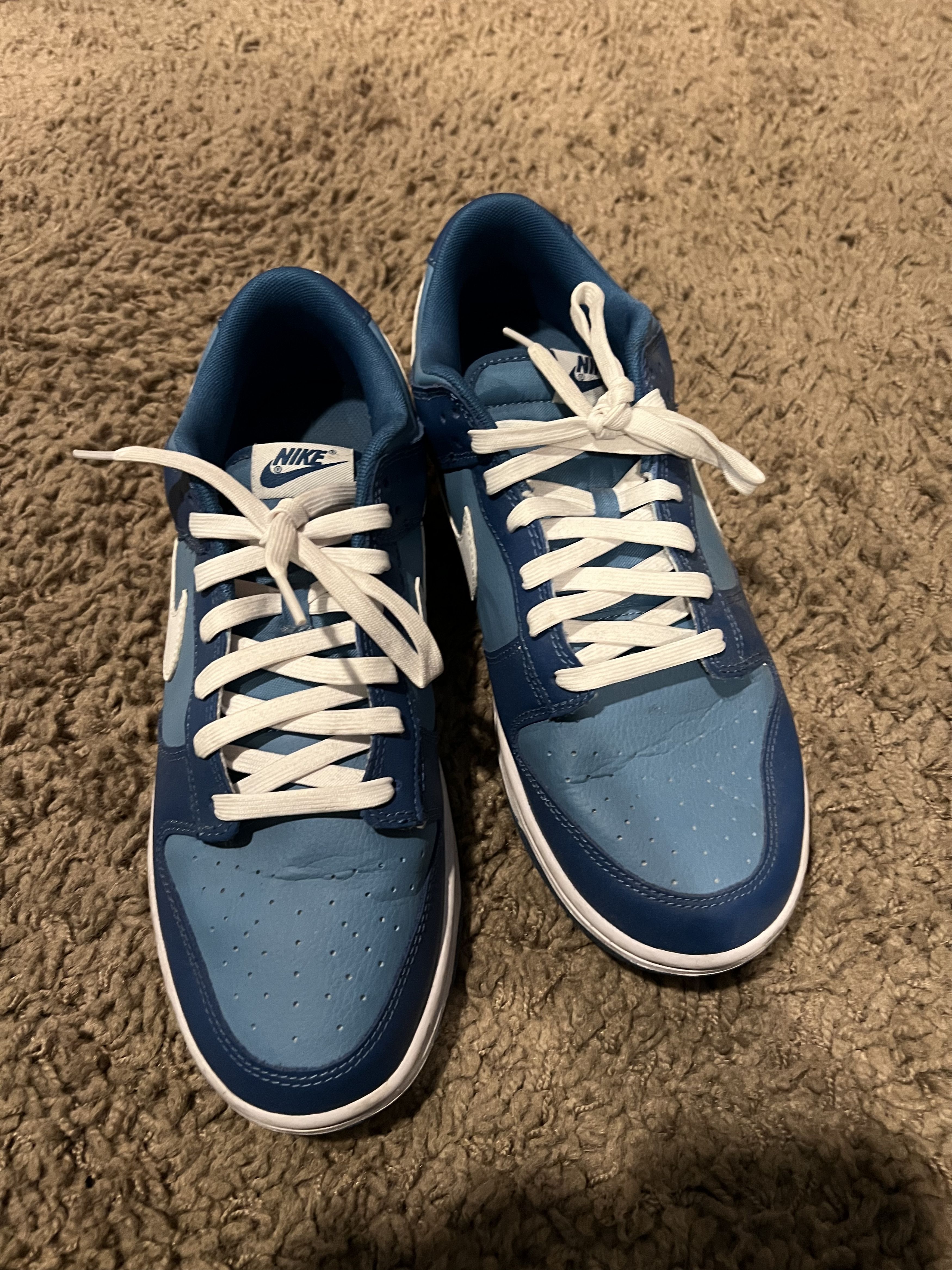 image of Nike Dunk Low Dark Marina Blue Shoes, Men's (Size 11)