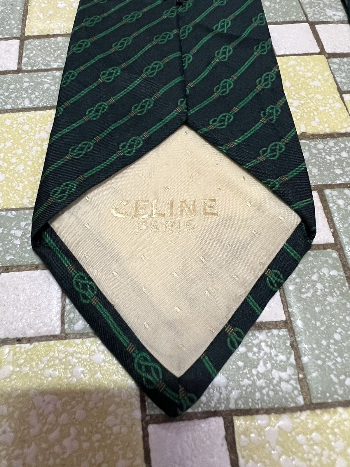 Celine 💎VTG CELINE PARIS SILK TIES Size ONE SIZE - 7 Thumbnail