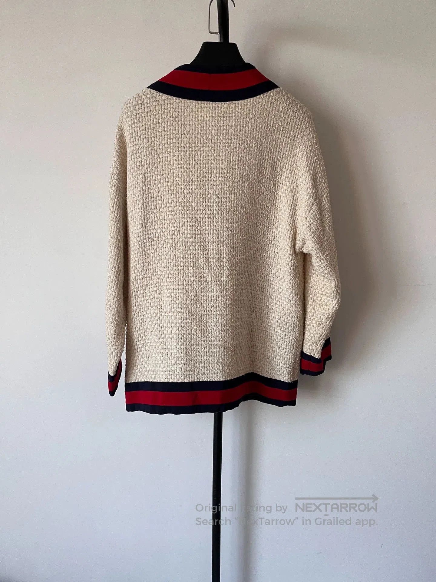 Gucci Gucci Contrast Trim Loose Tweed Jacket. Size US S / EU 44-46 / 1 - 2 Thumbnail