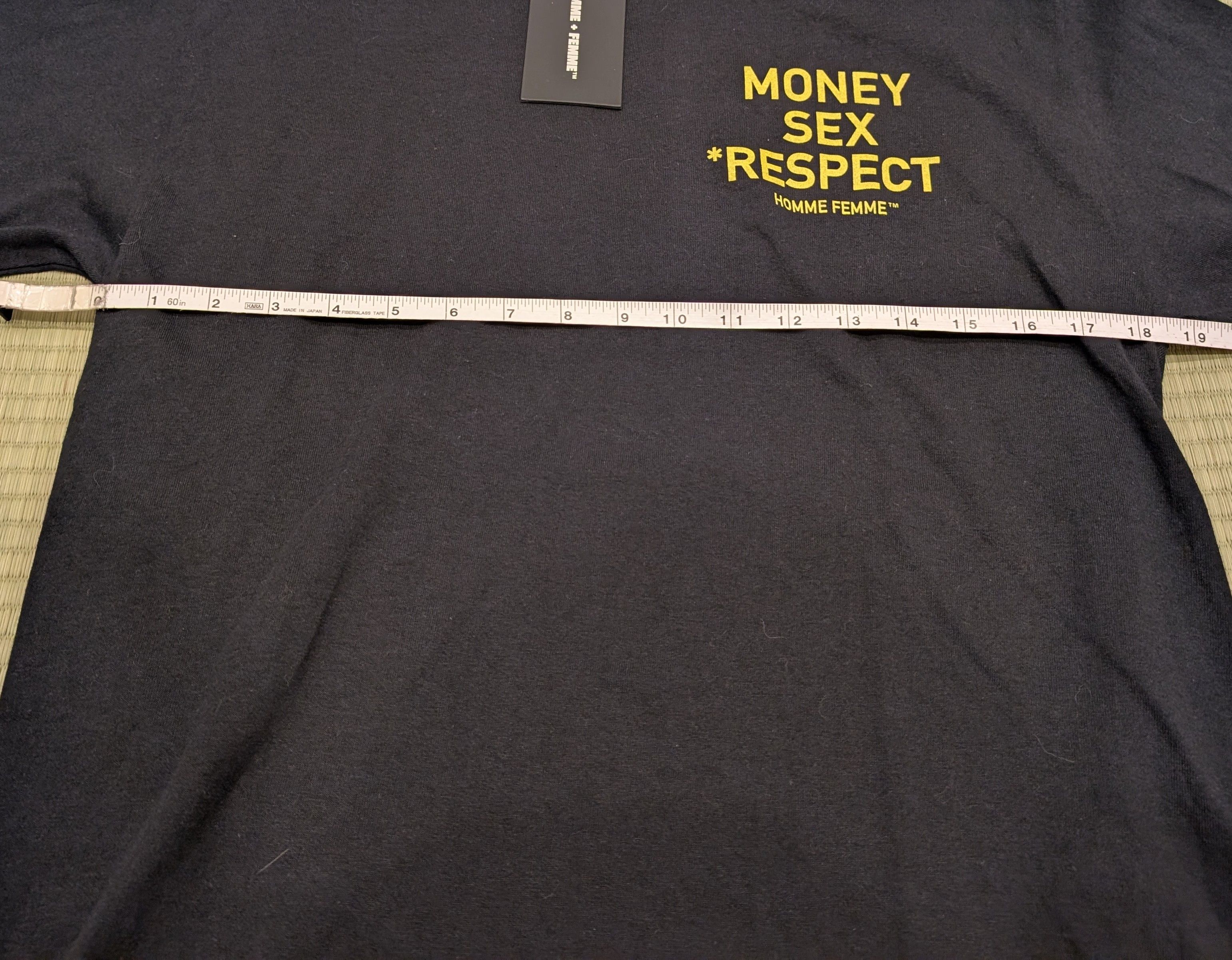 Homme + Femme La NWT Homme + Femme Money Sex Respect T-shirt Unisex Size US M / EU 48-50 / 2 - 4 Thumbnail