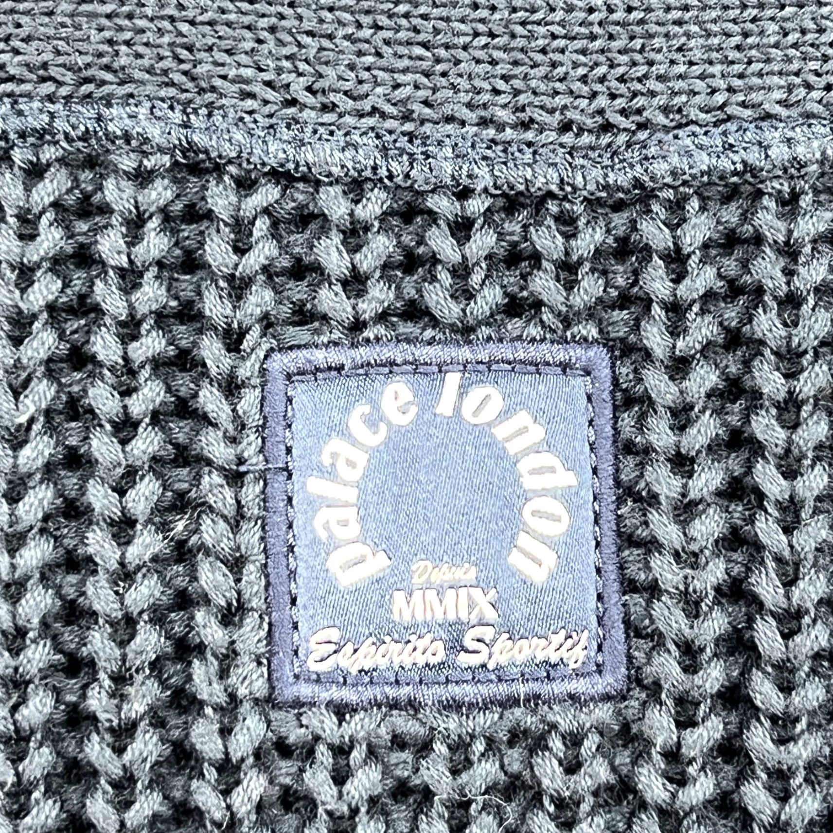 Palace Palace Thick Chunk Knit Sweater Mens Medium Navy Crewneck Knitted Heavy Size US M / EU 48-50 / 2 - 4 Thumbnail