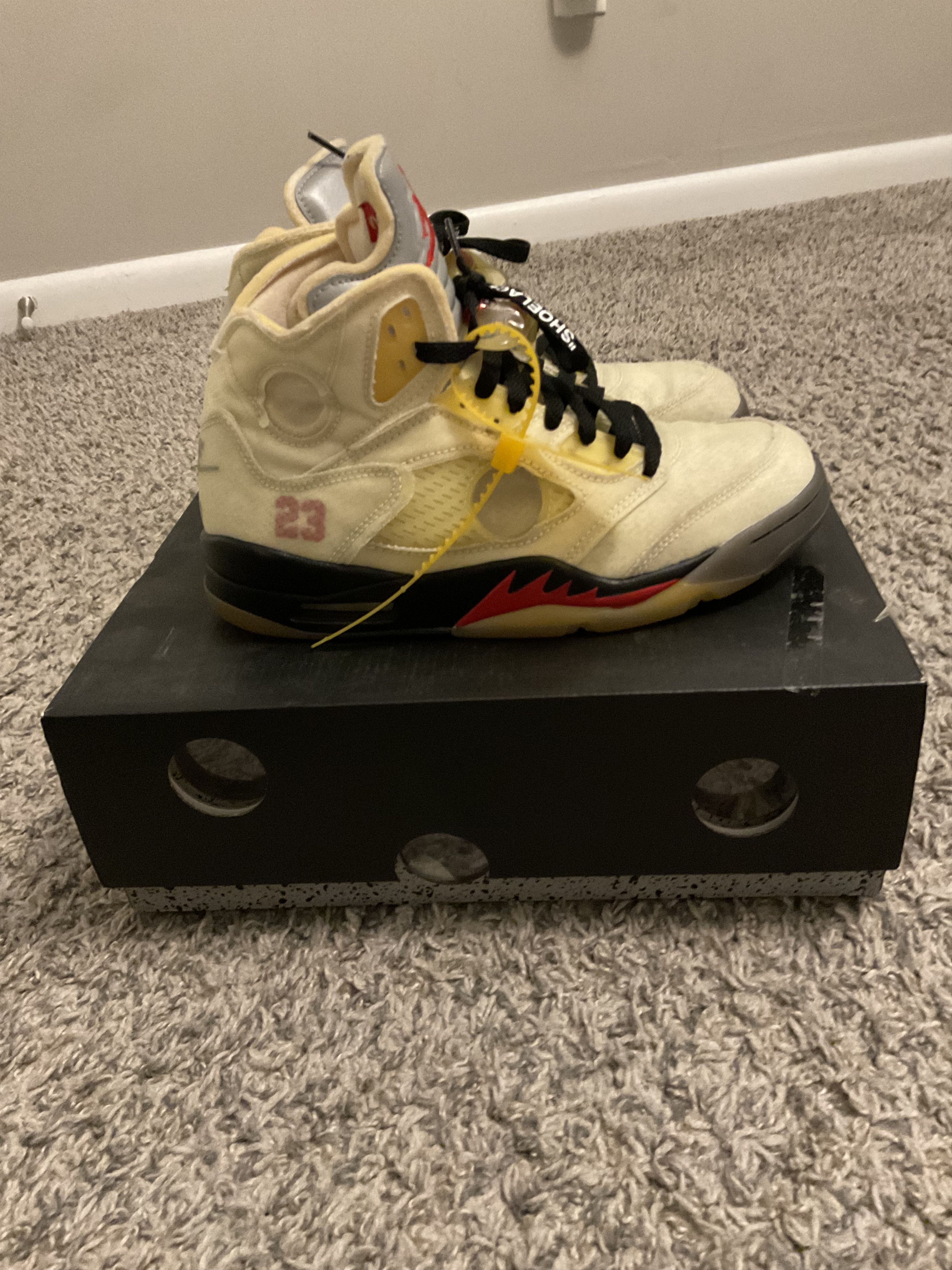 Jordan 5 off white sails