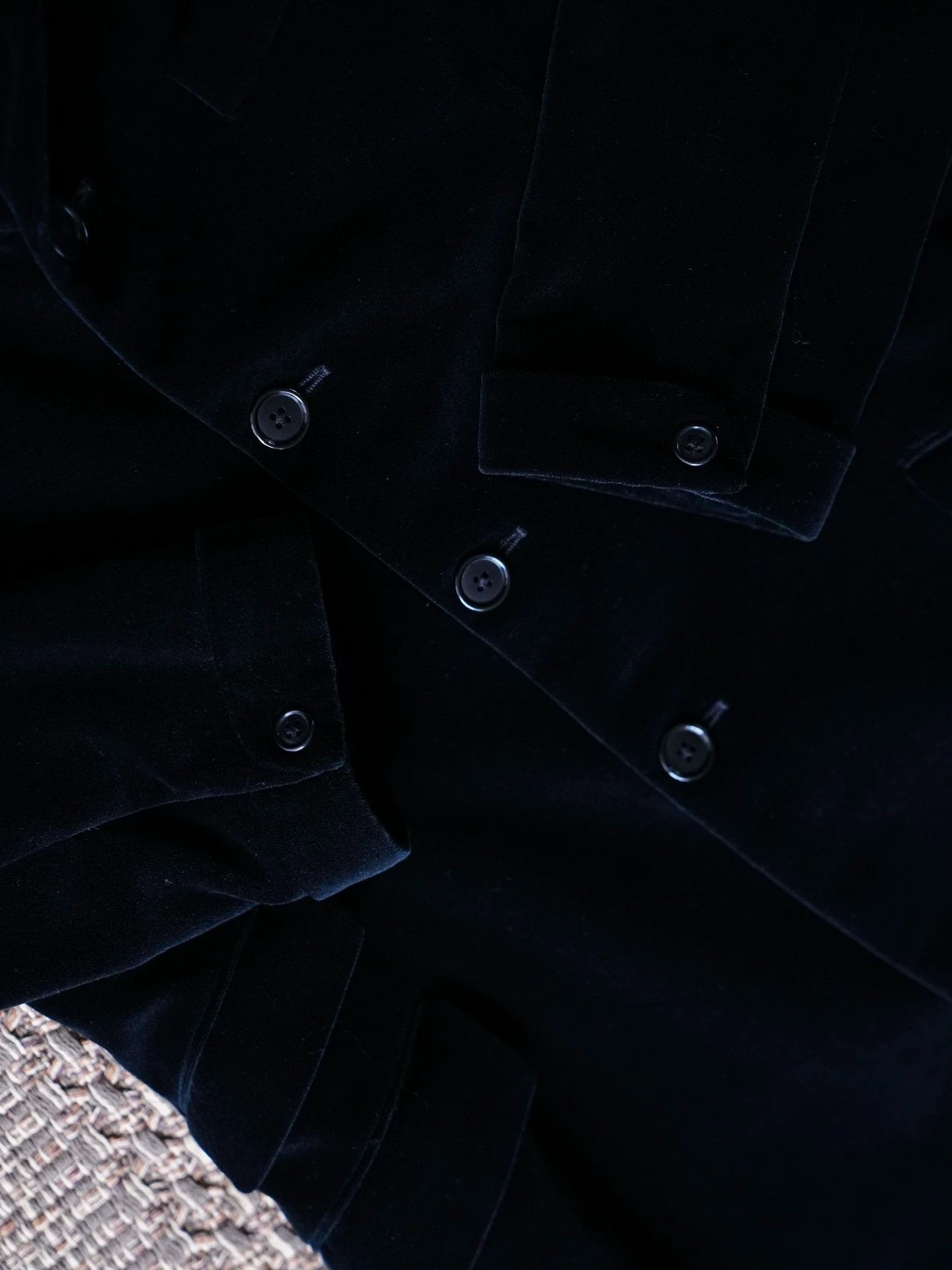 Polo Ralph Lauren Ralph Lauren Purple Label Black Velvet Blazer USA Size L / US 10 / IT 46 - 7 Thumbnail