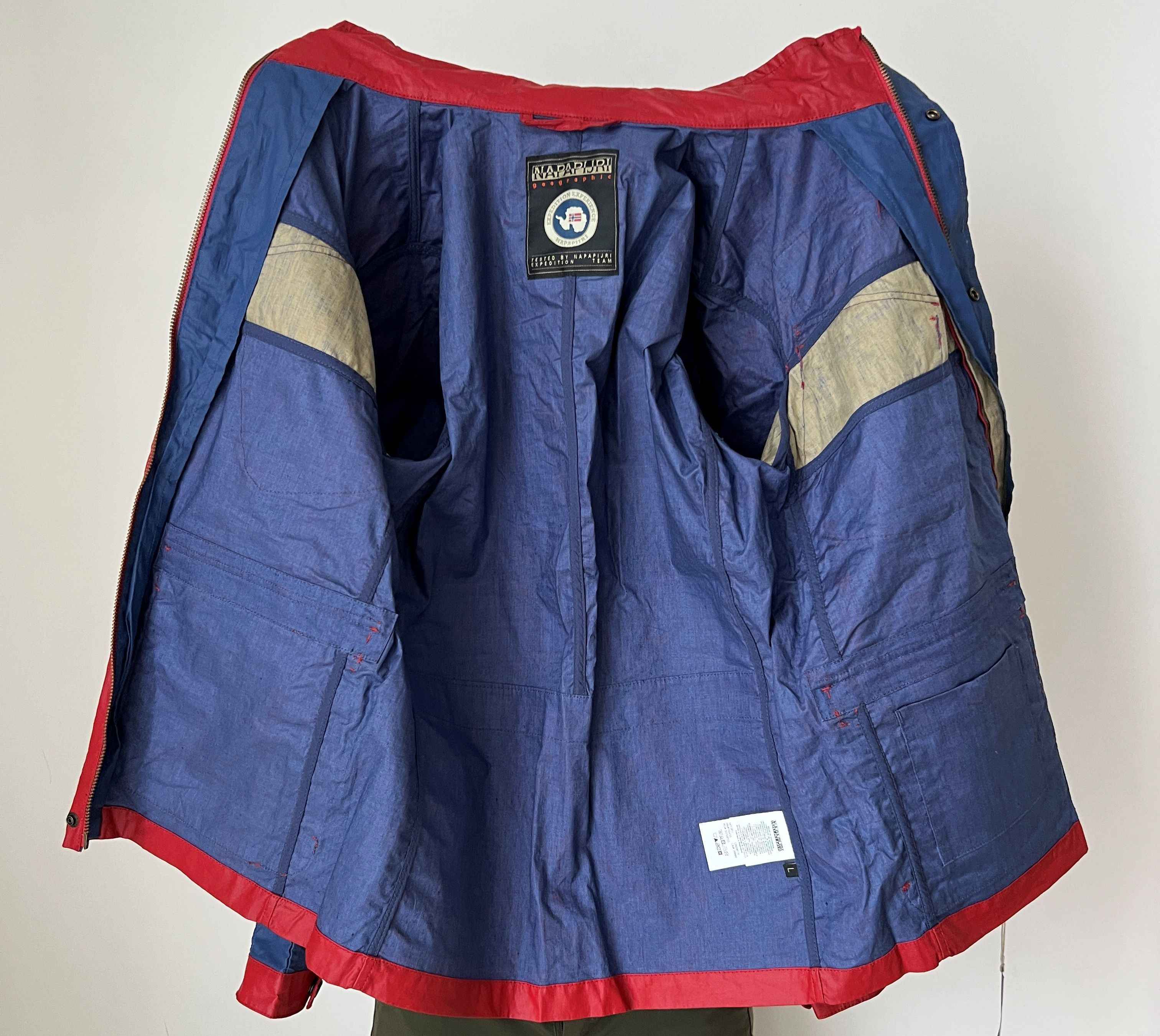 Napapijri NAPAPIJRI JACKET 100% LINEN WITH WATER-REPELLENT TREATMENT Size US M / EU 48-50 / 2 - 4 Thumbnail