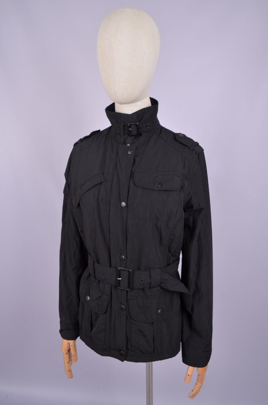 Barbour Womens Barbour Steel Amelia Belted Nylon Jacket Sz UK10 US6 Size M / US 6-8 / IT 42-44 - 2 Thumbnail
