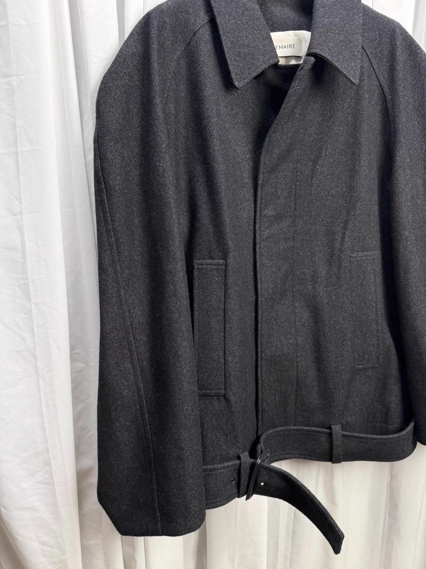 Lemaire LEMAIRE Raglan Wool Jacket K20 Size XS / US 0-2 / IT 36-38 - 3 Thumbnail