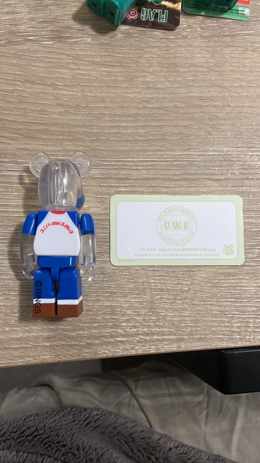 Medicom Toy Bearbrick 100% Series 44 UWE Wrestling Chase Secret Medicom Size ONE SIZE - 2 Thumbnail