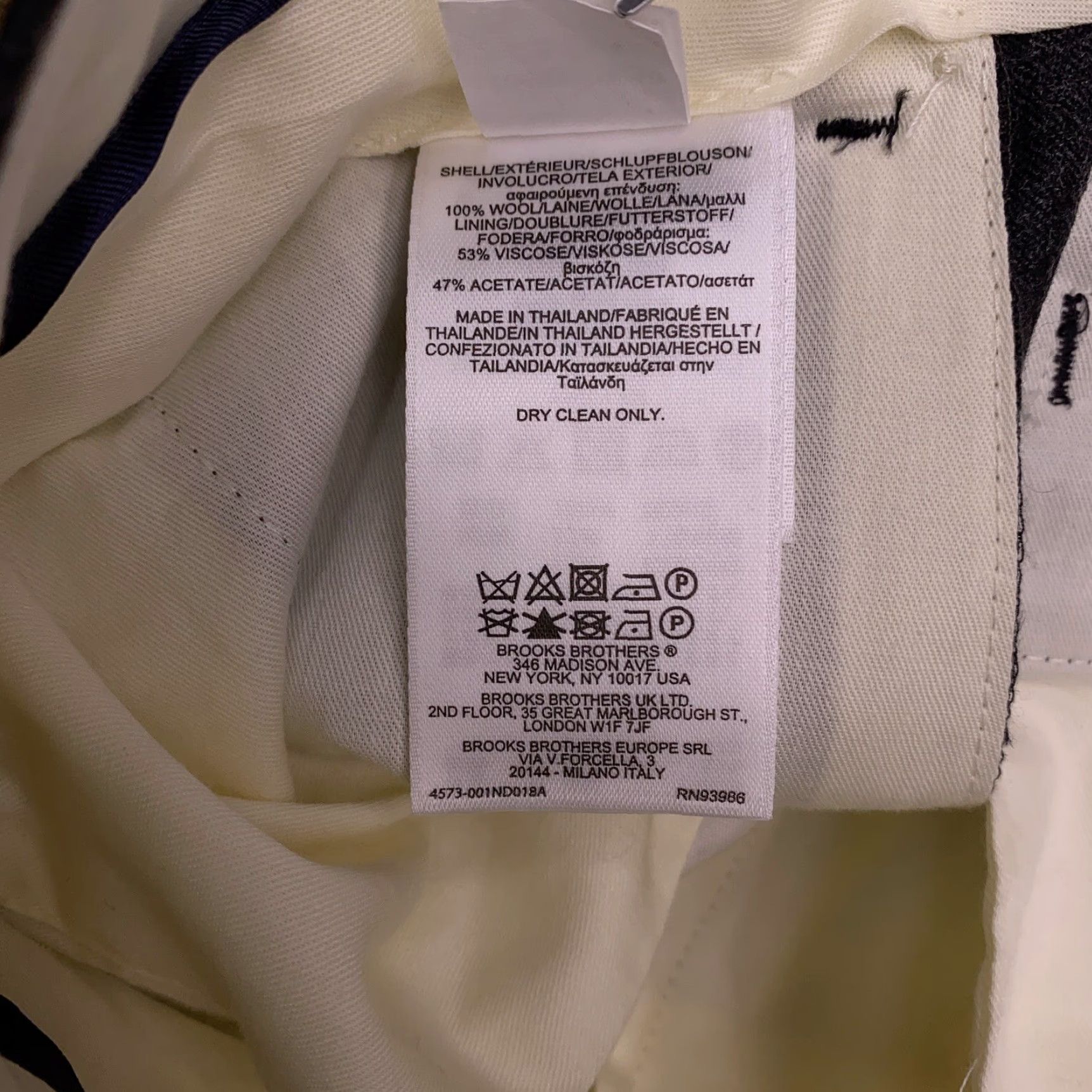 Brooks Brothers Brooks Brothers Madison Pants W38 Gray Wool Vitale Barberis Canonico New Size US 38 / EU 54 - 6 Thumbnail