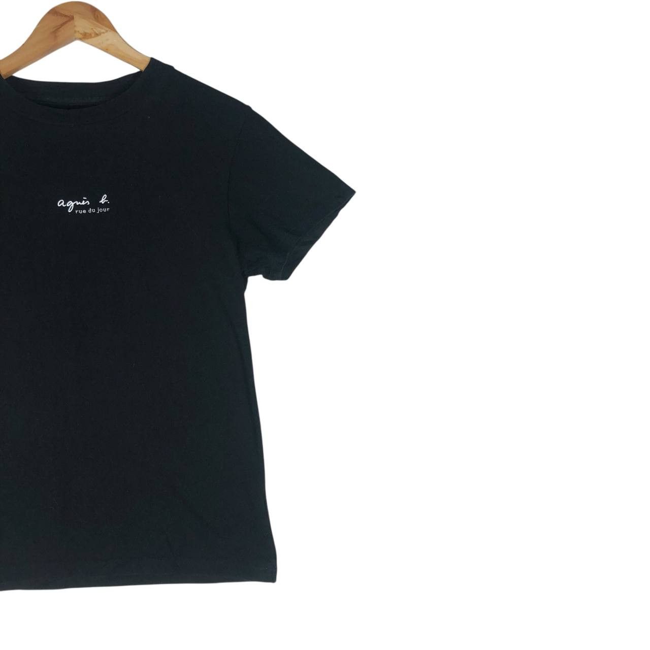 agnes b. Agnes b. Paris Black T-Shirt Size M / US 6-8 / IT 42-44 - 4 Thumbnail