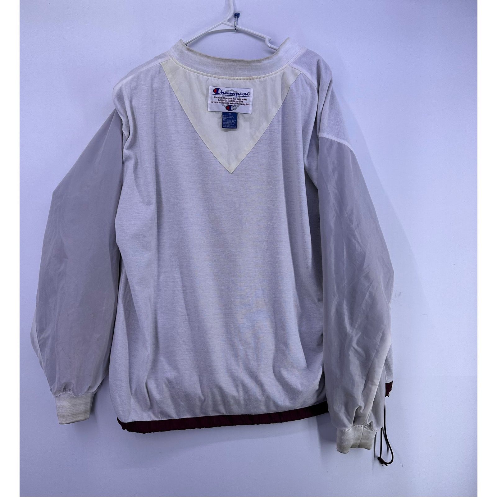 Champion Vintage 90'S-00'S Champion V-neck nylon pullover mens sizeXL Size US XL / EU 56 / 4 - 11 Thumbnail