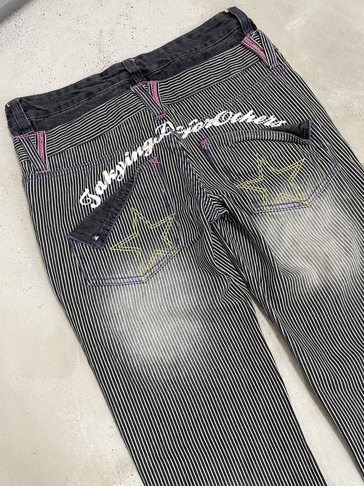 Hysteric Glamour × Japanese Brand Baby Gal Hickory Clone Devgru Y2K Surf Denim Size US 29 - 9 Thumbnail