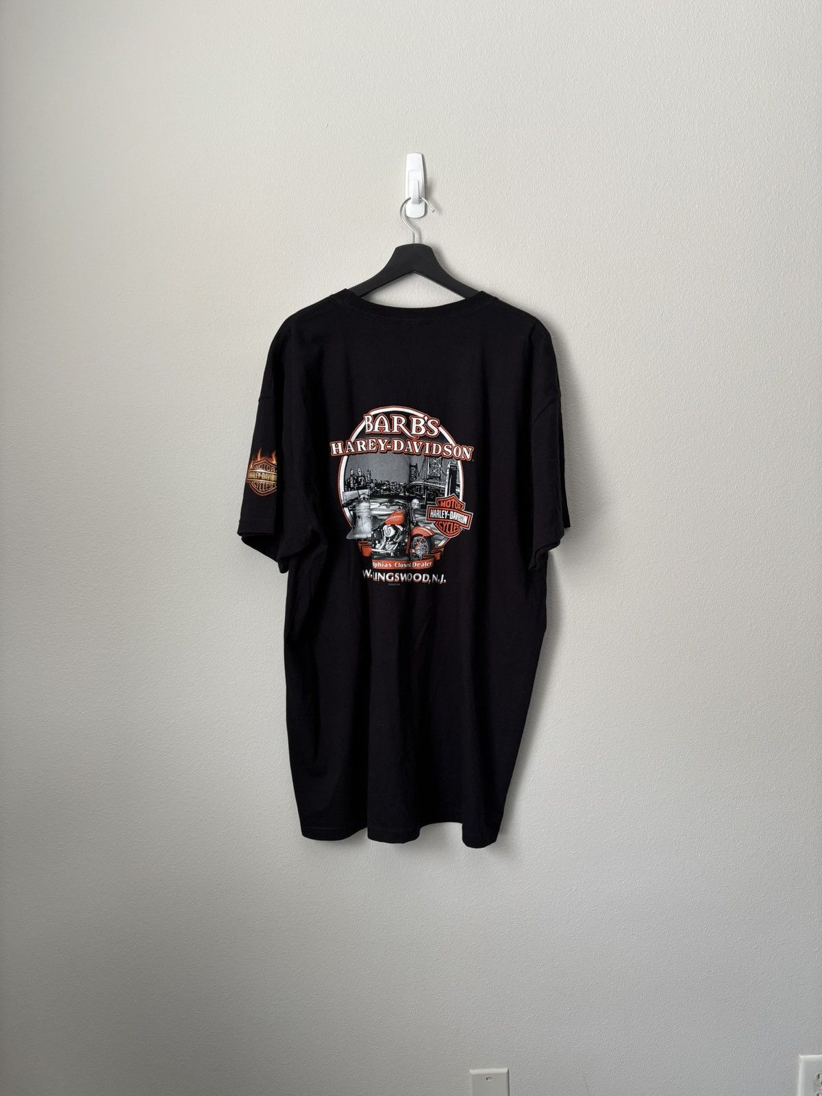 Harley Davidson Vintage DEADSTOCK 2008 Harley Barbs Pinuup Tee Size US XL / EU 56 / 4 - 6 Thumbnail