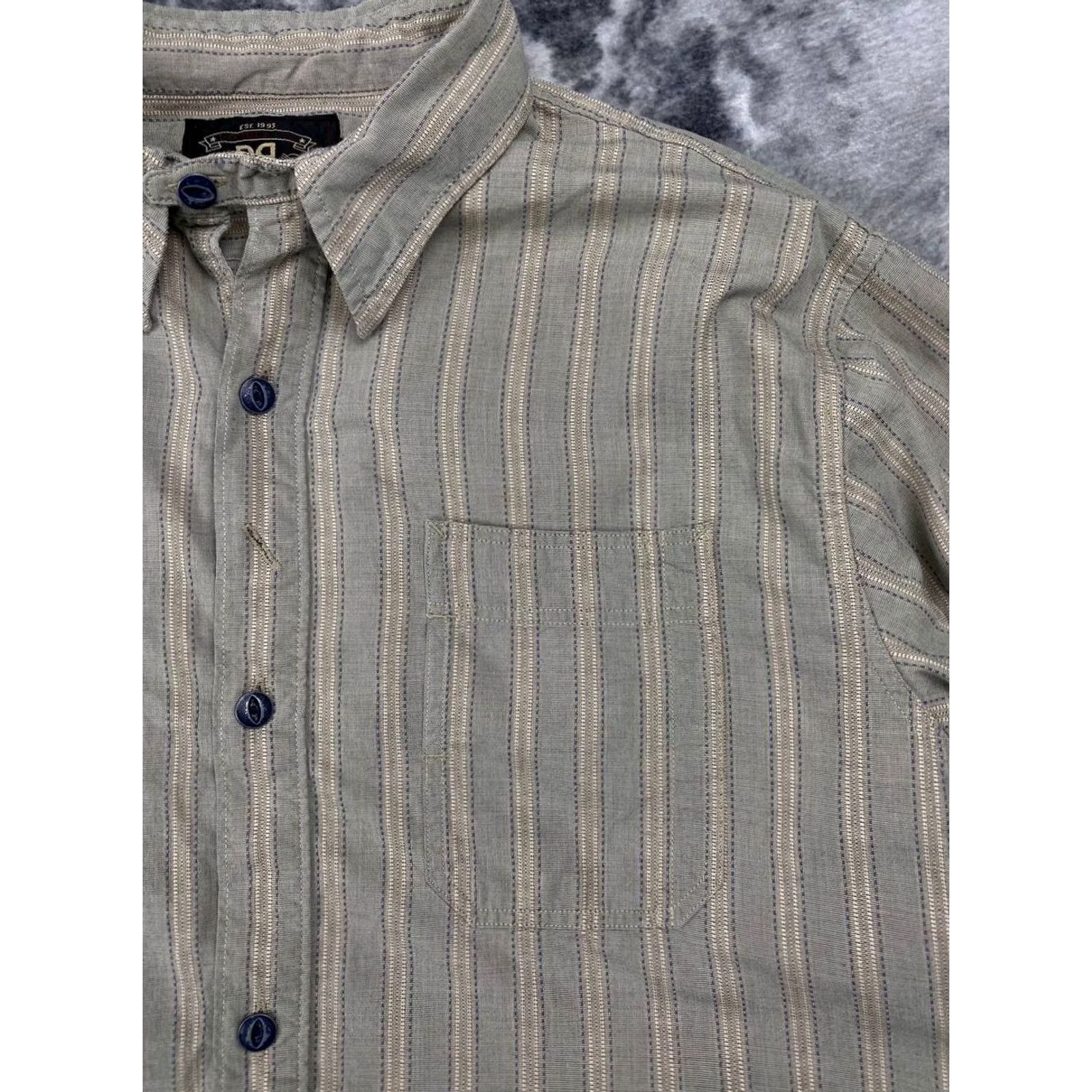 Ralph Lauren Ralph Lauren RRL Shirt Long Sleeve Men Size M Beige Button Size US M / EU 48-50 / 2 - 7 Thumbnail
