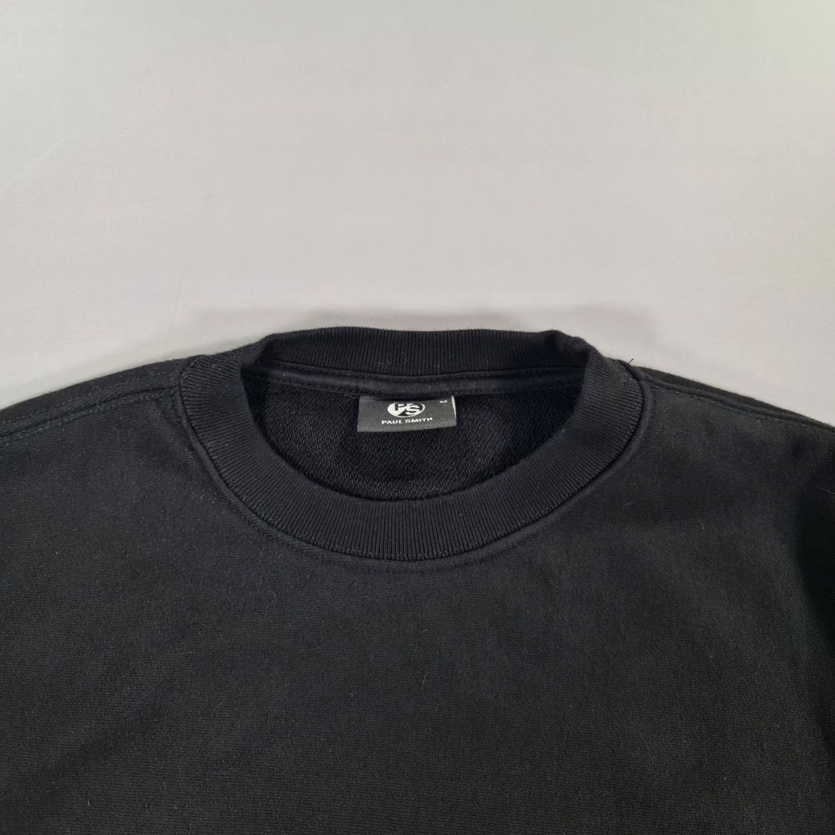 Paul Smith Paul Smith Mens Sweatshirt Black Medium Zebra Logo Fleece Cotton Crew Sweater Size US M / EU 48-50 / 2 - 2 Thumbnail