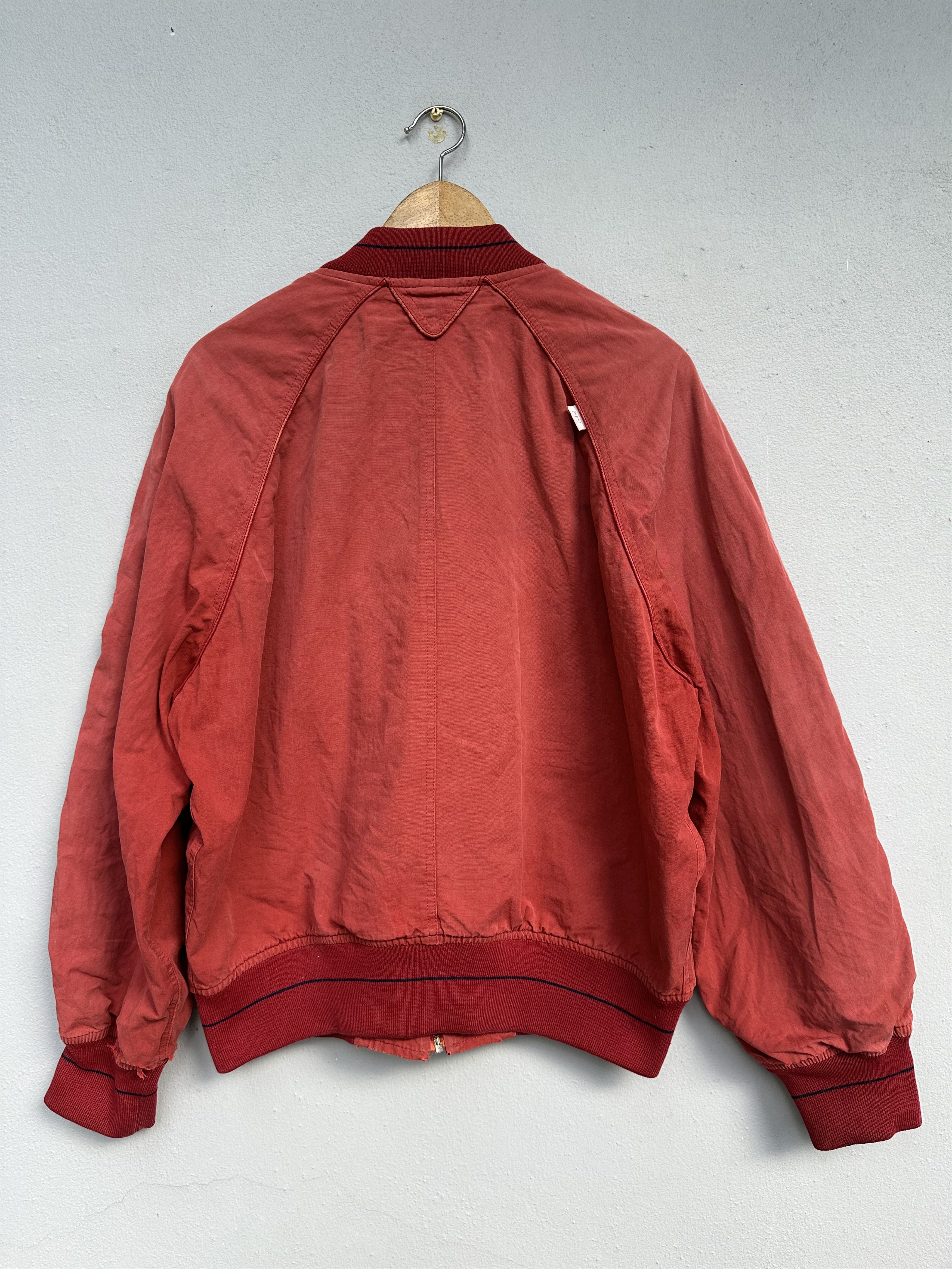 Mademoiselle Non Non Vintage 90s Papas Sports Logo Distressed Bomber Jacket Size US M / EU 48-50 / 2 - 10 Thumbnail
