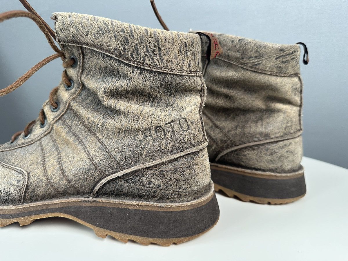 Shoto SHOTO Italy Artisan Distressed Leather Boots Elephant Grain Size US 8 / EU 41 - 5 Thumbnail