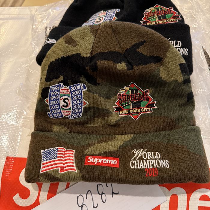 Supreme championship hot sale beanie