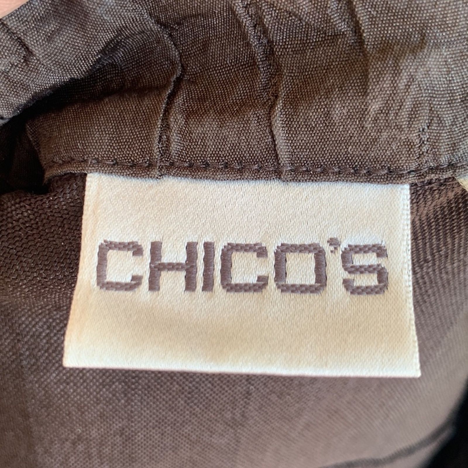Chicos Chicos chocolate brown textured jacket blazer Size XL / US 12-14 / IT 48-50 - 7 Thumbnail