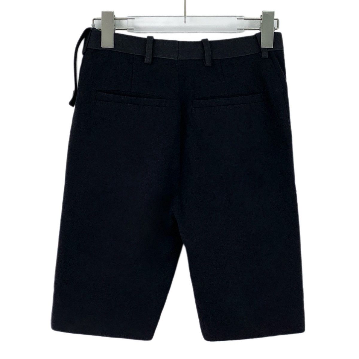 Louis Vuitton Louis Vuitton Black Linen Wool Blend Straight Shorts K26WX Size 24" / US 00 / IT 34 - 2 Thumbnail