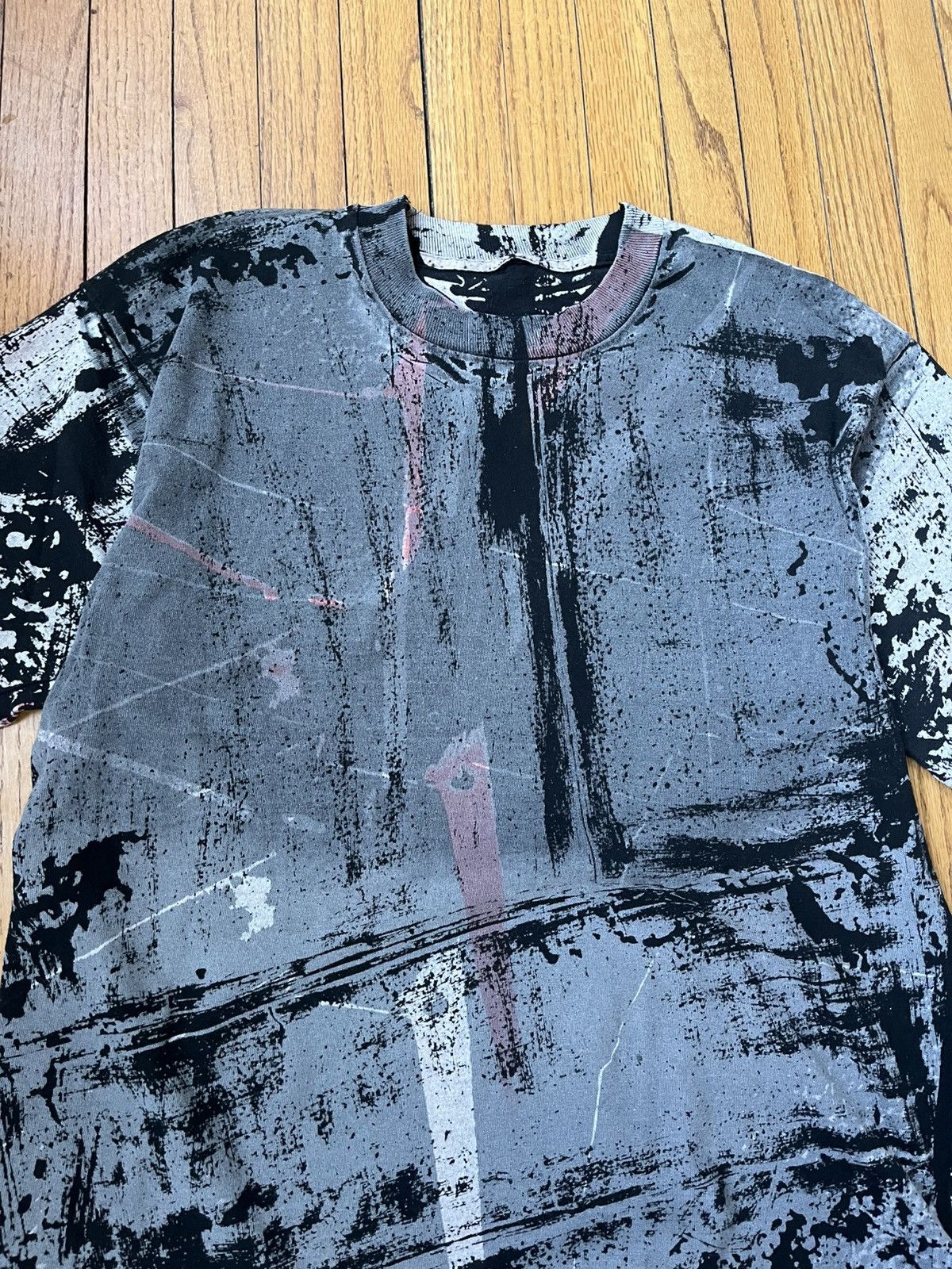 Band Tees × Vintage Vintage Mosquitohead REM black bleached band tee Size US XL / EU 56 / 4 - 4 Thumbnail