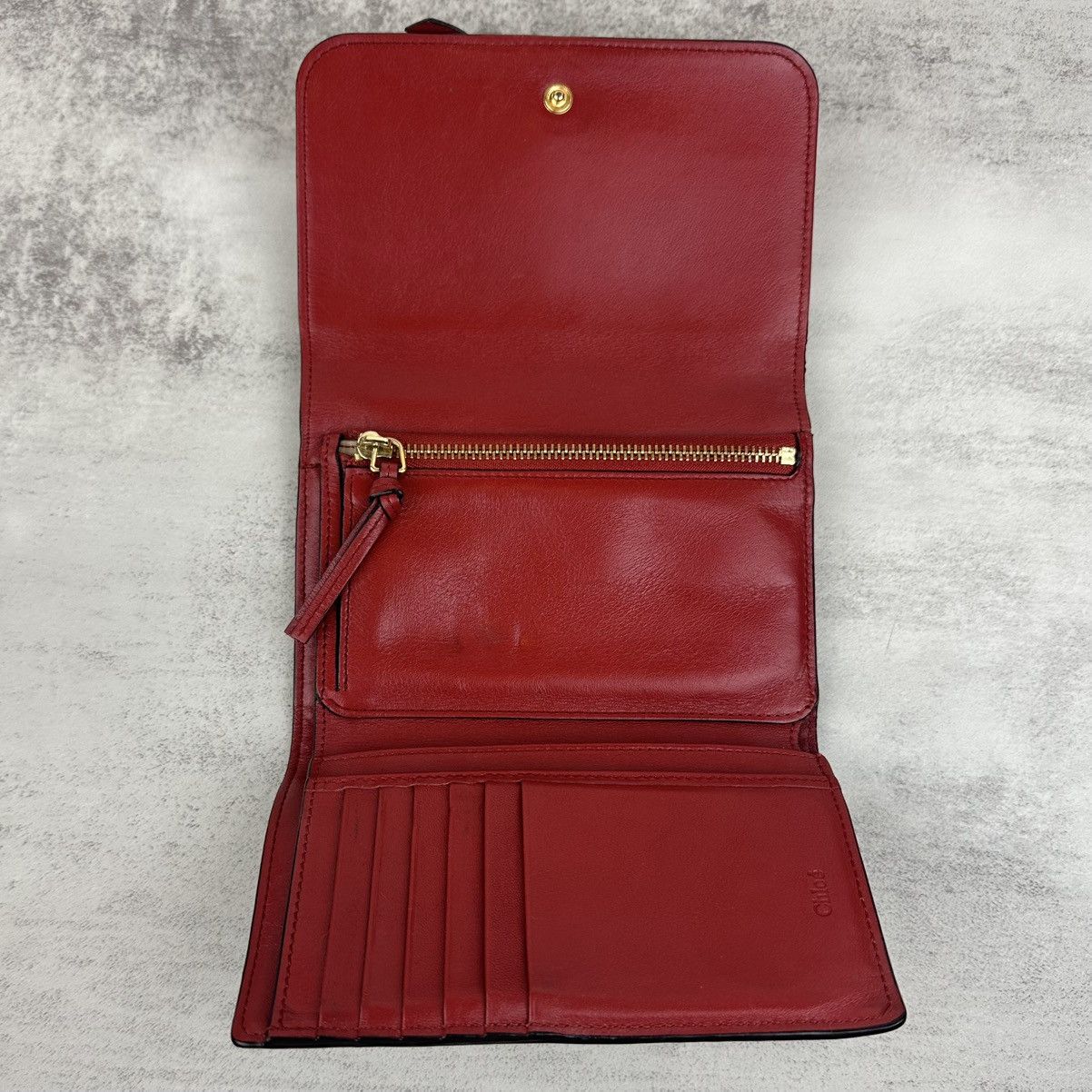 Chloe Chloe Calfskin Alphabet Compact Wallet Size ONE SIZE - 9 Thumbnail