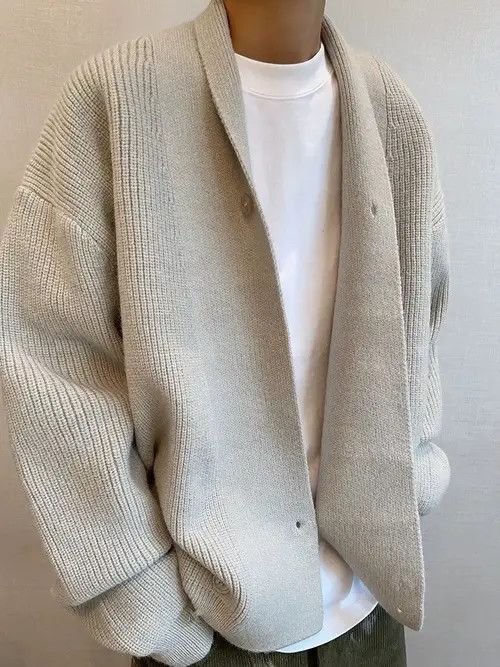 VIBE Cleanfit retro fashion shawl wrap knit cardigan knitwear Size US XL / EU 56 / 4 - 3 Thumbnail