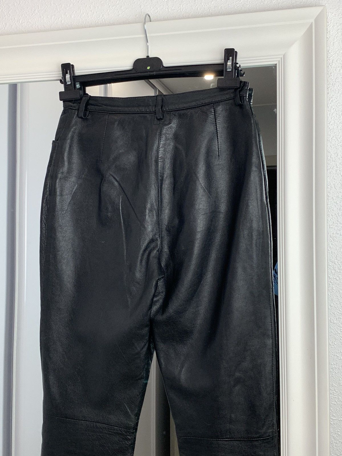 Calvin Klein Vintage Calvin Klein Jeans Leather Trousers Pants Opium Y2K Size 32" / US 10 / IT 46 - 11 Thumbnail