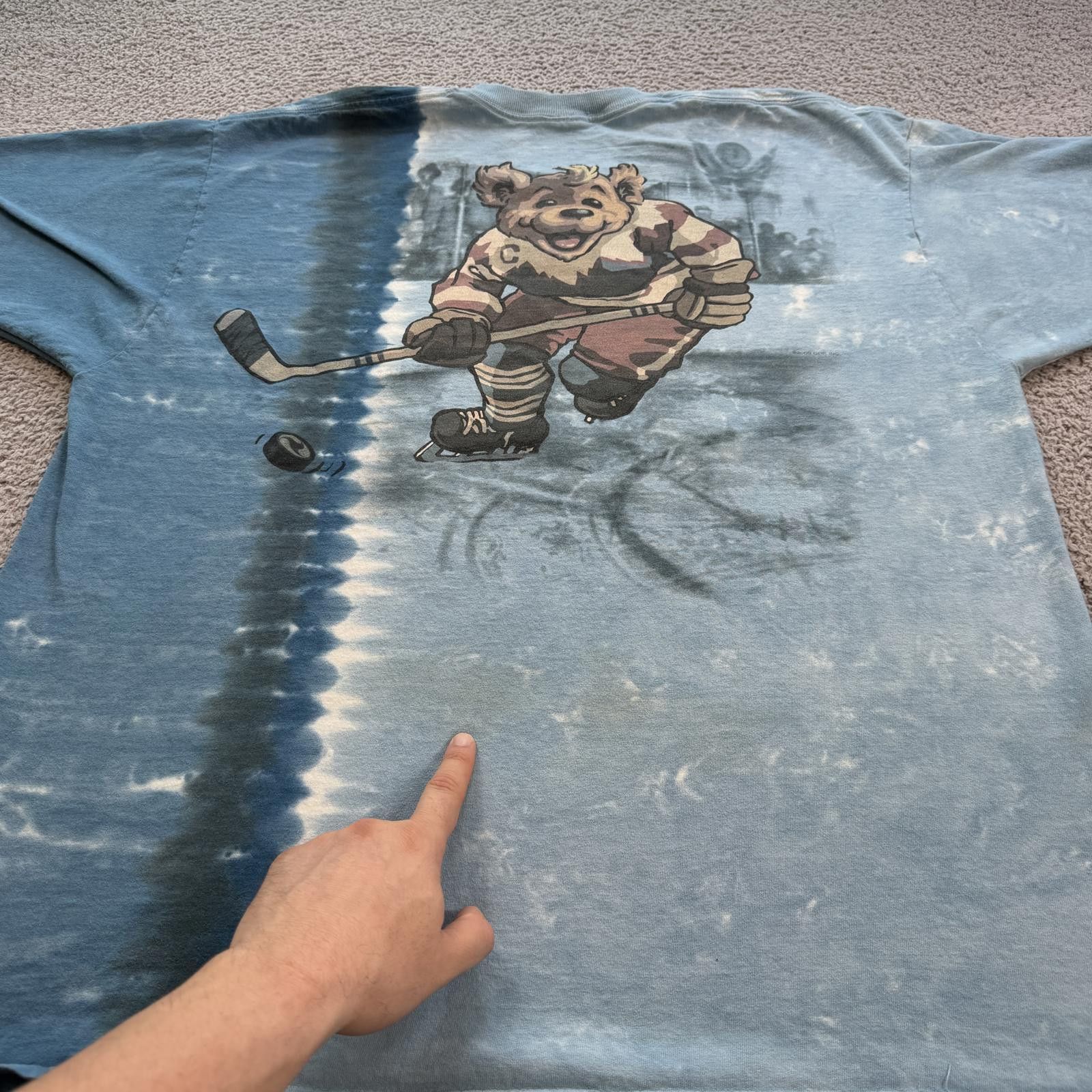 Other Grateful Dead Hockey Bear T Shirt Tie Dye 2005 Band Tee XL Size US XL / EU 56 / 4 - 5 Thumbnail