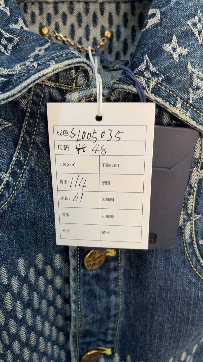 Louis Vuitton Louis Vuitton Co-branded presbyopic denim jacket Size US M / EU 48-50 / 2 - 6 Thumbnail