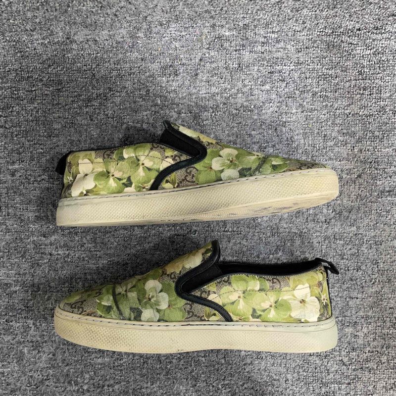 Gucci Gucci Green GG Slip-On Fashion Sneakers -2508 Size US 8.5 / EU 41-42 - 4 Thumbnail