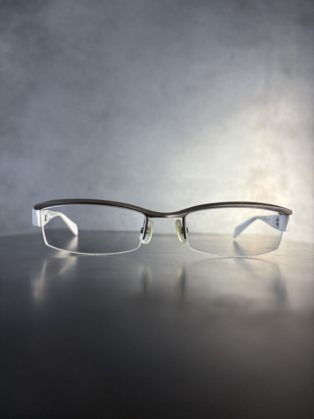 Japanese Brand × Other Y2K Kio Yamato Japan Titanium Glider Glasses HalfRim KT-277A Size ONE SIZE - 2 Thumbnail