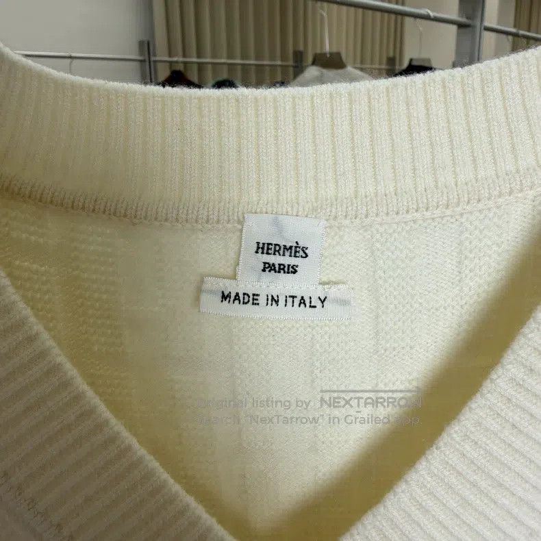 Hermes Hermes Cream White Wool Vest Size XXS / US 00 / IT 34 - 4 Thumbnail