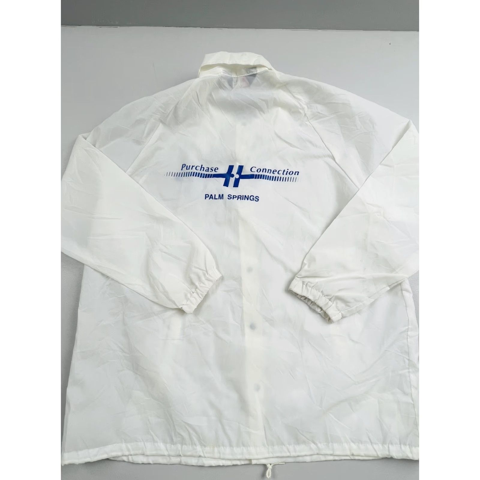 Vintage VINTAGE Sportsmaster Jacket Mens XL White Windbreaker Calgon Run Walk 1995 USA Size US XL / EU 56 / 4 - 2 Thumbnail