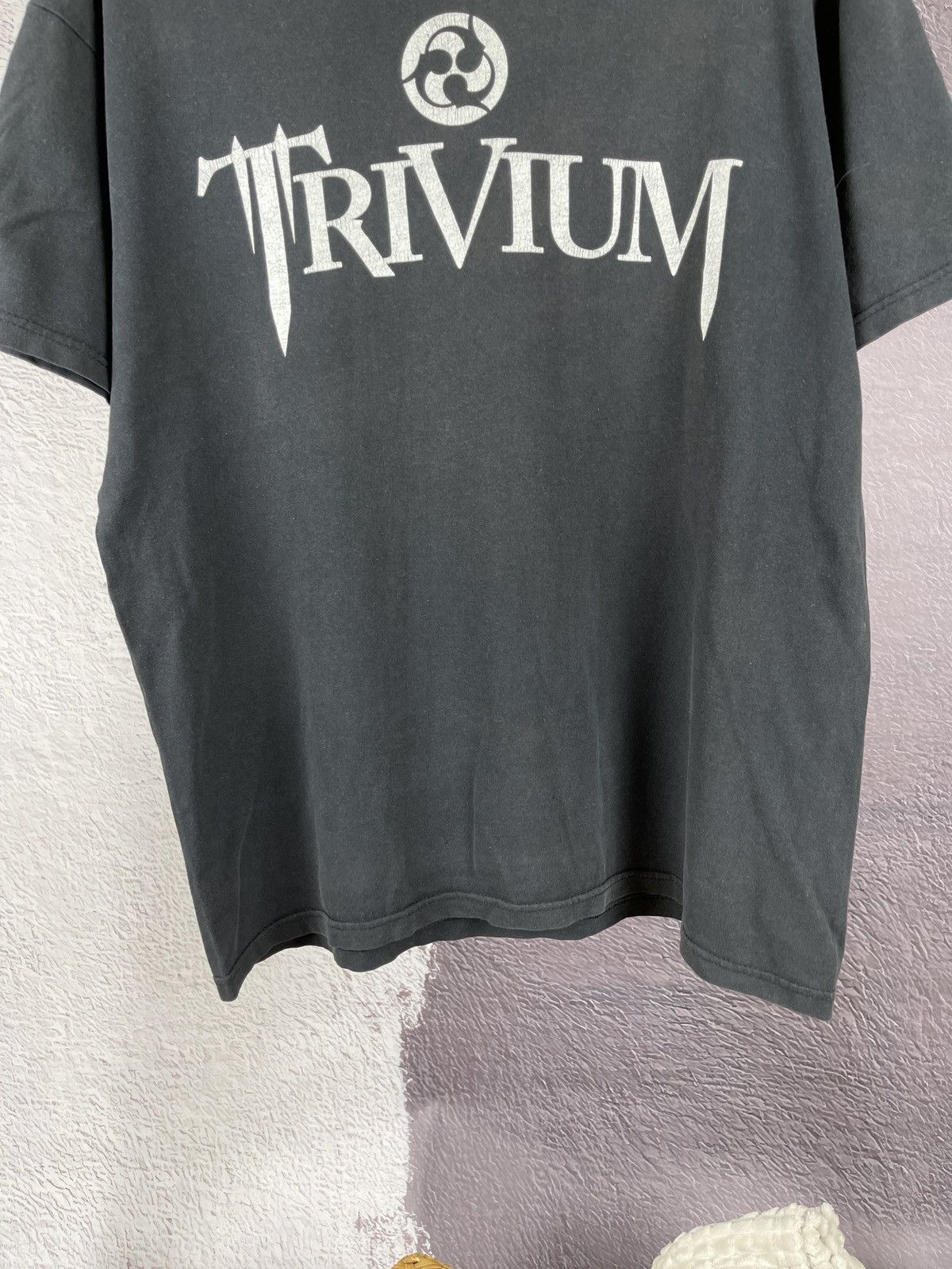 Band Tees FotL Trivium vintage y2k European tour tee shirt rare Size US L / EU 52-54 / 3 - 8 Thumbnail