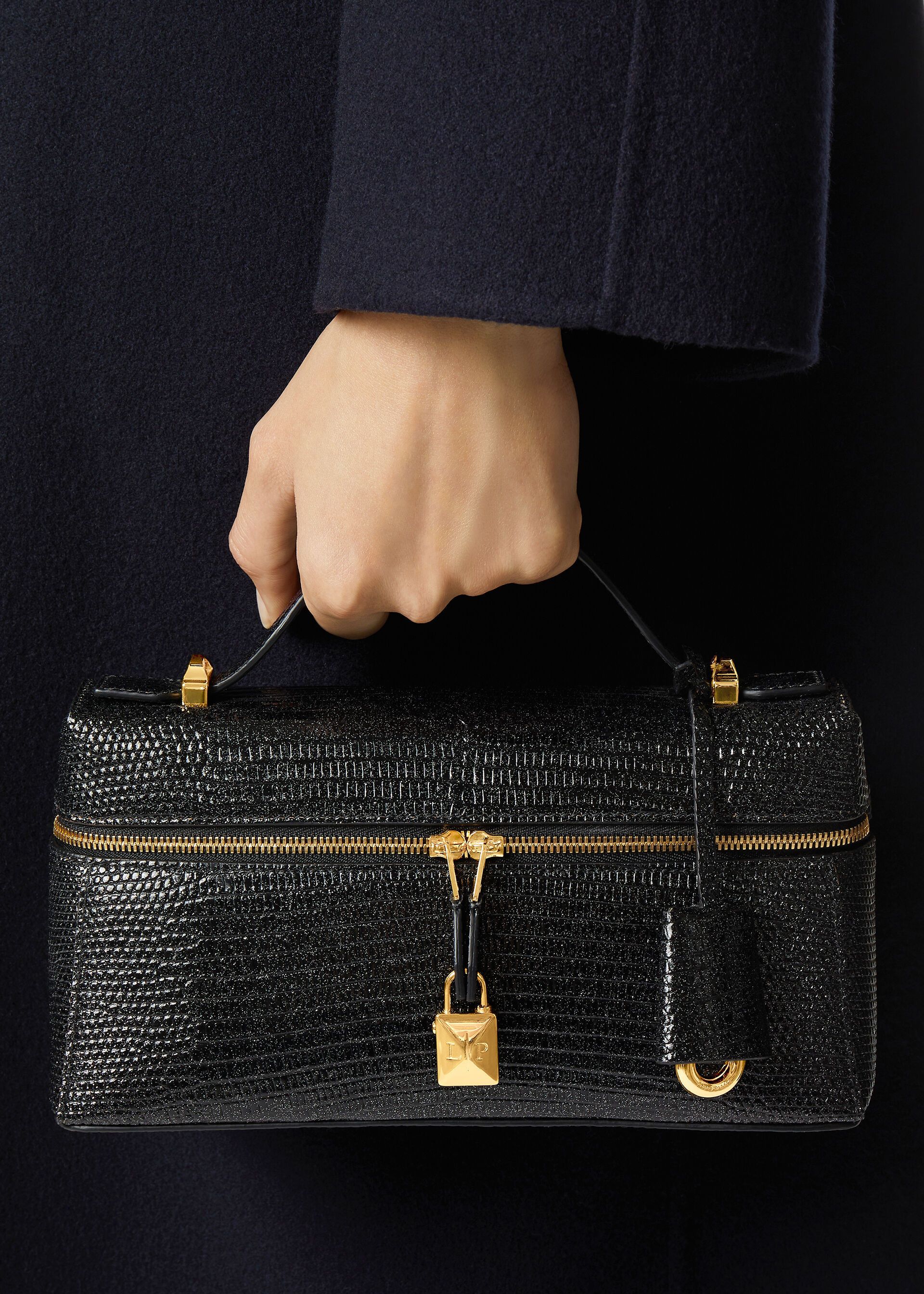 Loro Piana os11x0426 FAQ9283 Size: OS / L23 Extra Crossbody Bag Black Size ONE SIZE - 6 Thumbnail
