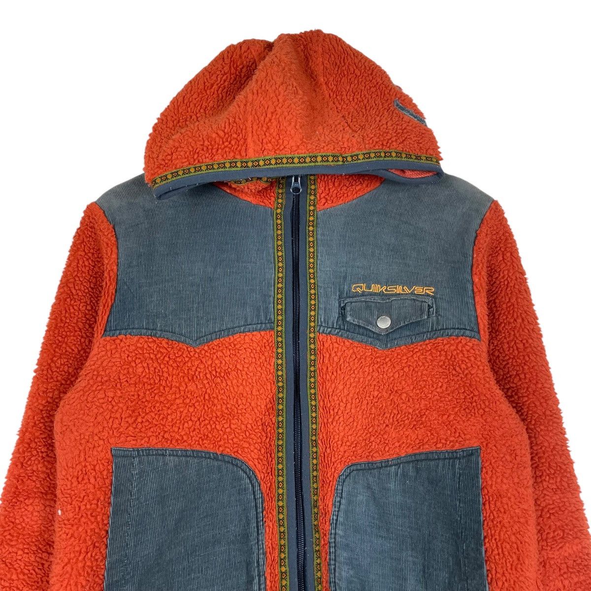 Quiksilver 💥QUIKSILVER BOA FLEECE ZIPPER HOODIE SWEATER Size US M / EU 48-50 / 2 - 2 Thumbnail