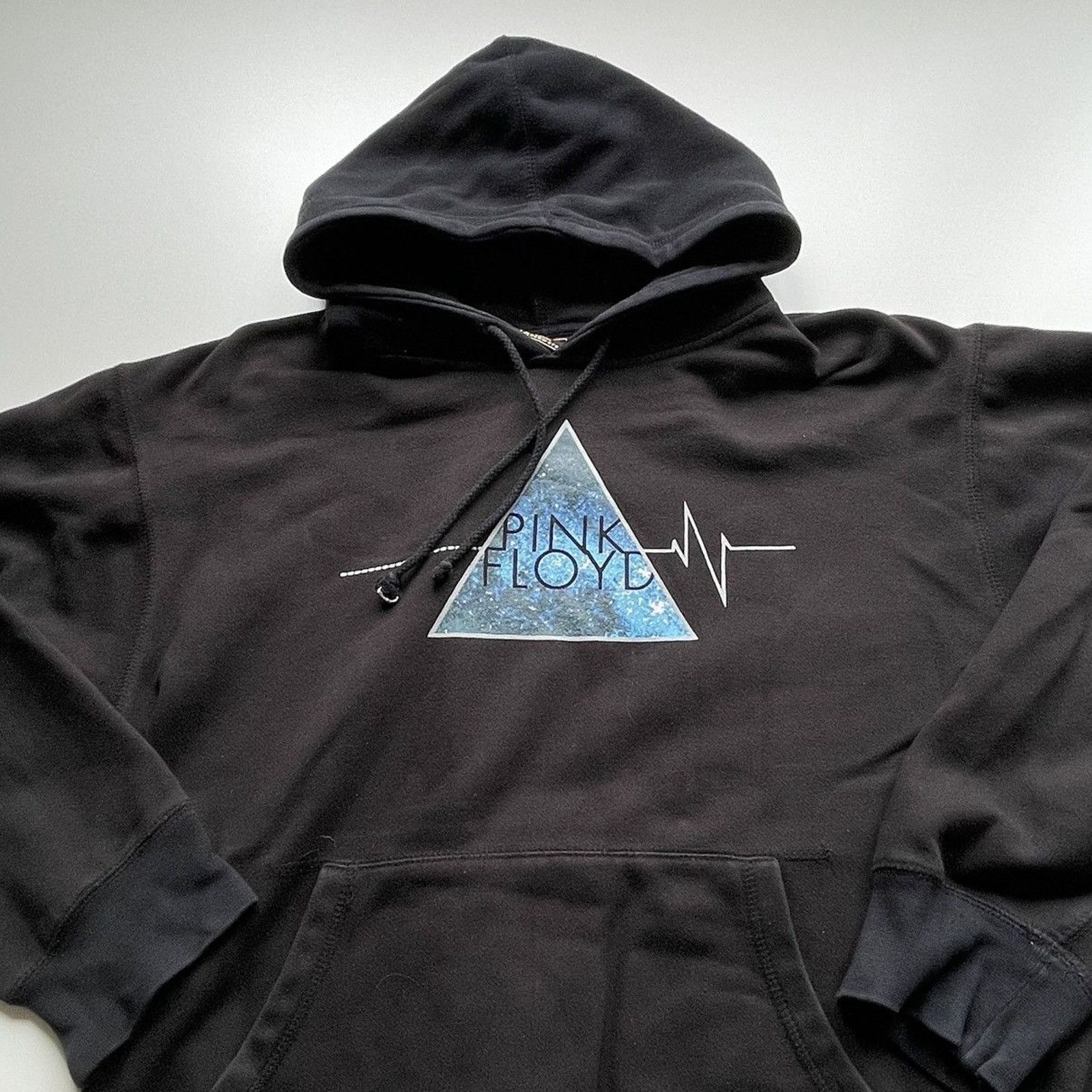 Band Tees × Pink Floyd × Vintage Vintage Y2K Pink Floyd Hoodie Medium Faded Black Rare 90s Size US M / EU 48-50 / 2 - 2 Thumbnail