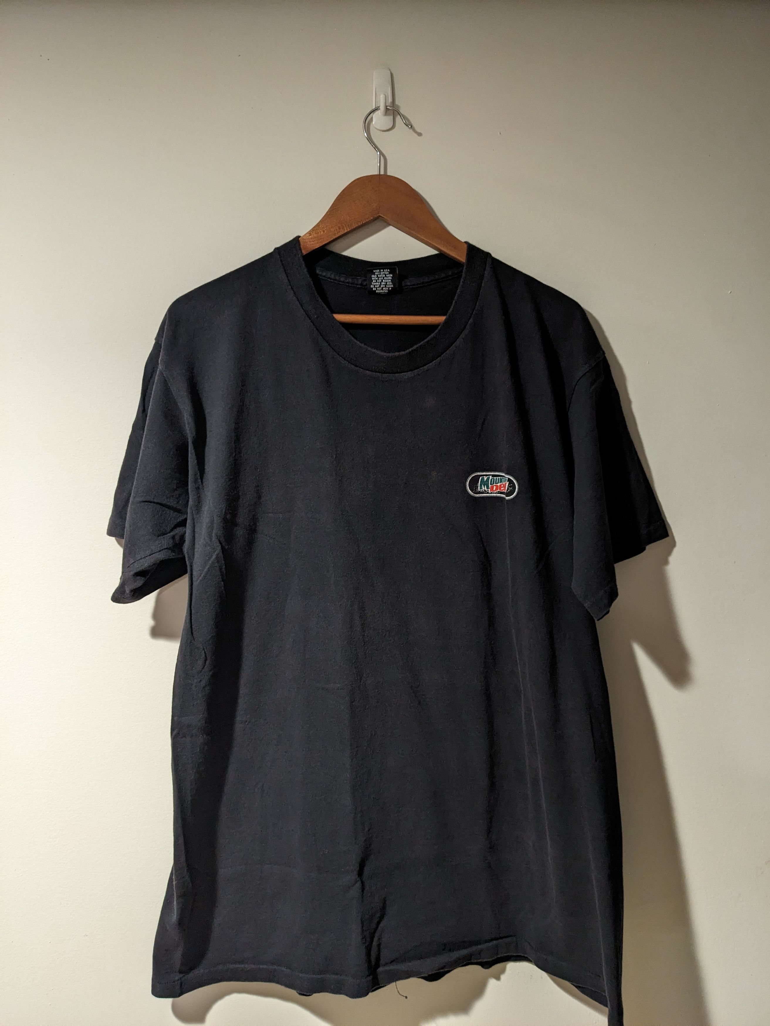 Pepsi × Vintage Vintage 90s Mountain Dew Do the Dew Black X-Large T-Shirt Size US XL / EU 56 / 4 - 6 Thumbnail